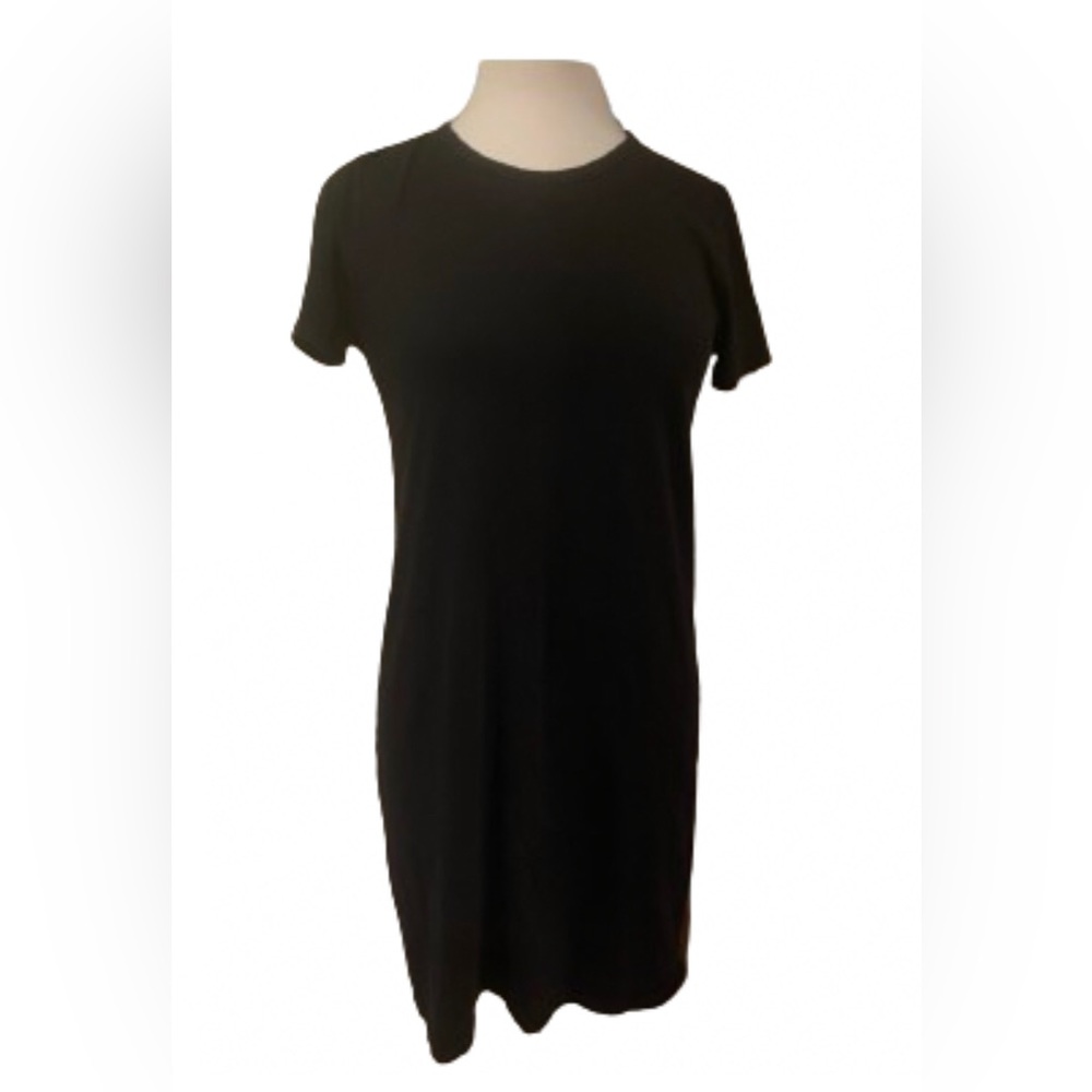 J crew black cotton dress